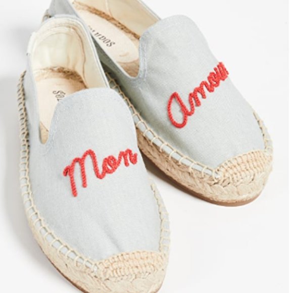 Soludos Mon Amour Smoking Slippers  Size 6 - Picture 1 of 5